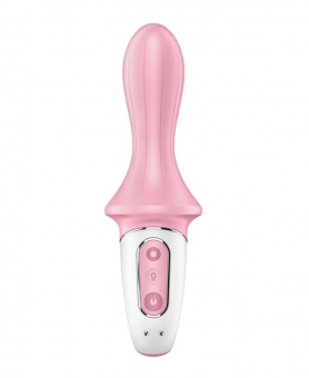 Анальный вибратор Satisfyer Air Pump Booty 5 Connect App, розовый, 18 см