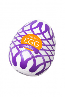 Нереалистичный мастурбатор Tenga Wonder Mesh, tpe, белый, 6,1 см