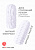 Мастурбатор с двусторонней поверхностью Marshmallow Maxi Fruity White