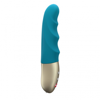 Пульсатор-мини Fun Factory Stronic Petite, силикон, морская волна, 17 см.