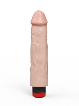 Вибратор реалистик LoveToy Human Form, киберкожа, L 21 см, Ø 4,5 см