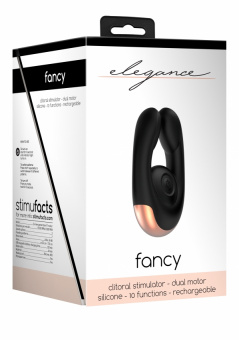 Клиторальный стимулятор Dual Motor Clitoral Stimulator Fancy Black