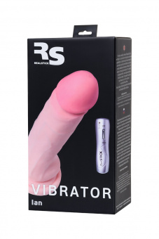 Реалистичный вибратор Toyfa Realstick Elite Vibro, tpr, телесный, 7 режимов вибрации, 20 см.