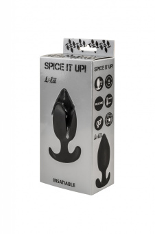 Пробка со смещенным центром тяжести Spice It Up Insatiable Black