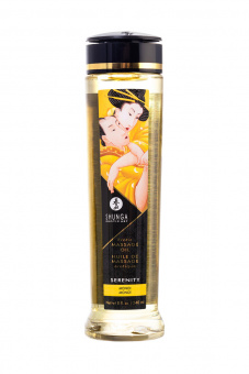 Масло для массажа Shunga Serenity, натуральное, возбуждающее, цветочный, 240 мл