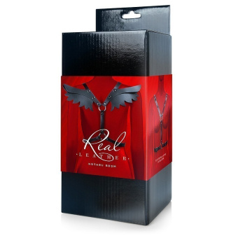 Портупея с крыльями Notabu Bdsm Real Leather, кожа