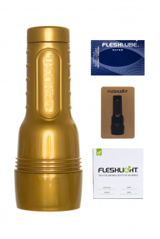 Мастурбатор Fleshlight Gold Stamina, tpr, телесный, вагина, 25 см