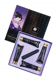 Набор Shunga «Шаловливая Гейша» (Naughty Geisha), 4 средства + вибропуля