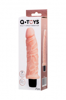 Реалистичный вибратор Toyfa A-Toys Multi-Speed, Tpe, 16,5 см.