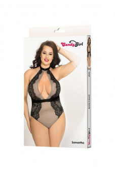 Боди Candy Girl Samantha, серое, 2XL
