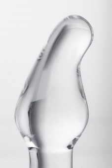 Анальная втулка Sexus Glass, стекло, прозрачная, 14,5 см, Ø 4 см