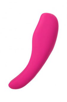Клиторальный вибратор в трусики Jos Flirty, силикон, розовый, 9,3 см.