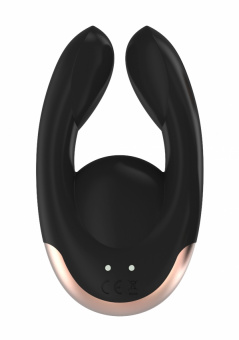 Клиторальный стимулятор Dual Motor Clitoral Stimulator Fancy Black