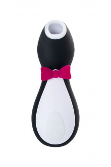 Вакуум-волновой бесконтактный стимулятор клитора Satisfyer Pro Penguin NG, силикон, черный, 11,5 см
