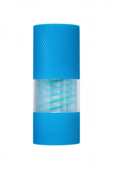 Нереалистичный мастурбатор Tenga Spinner мастурбатор Pixel Cool, tpe, голубой, 14 см