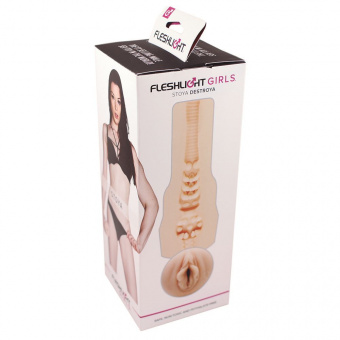 Мастурбатор-вагина Fleshlight Girls Stoya Destroya, телесный, 25 см