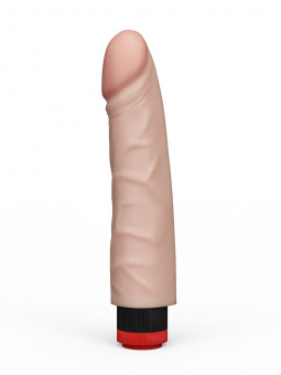 Вибратор реалистик LoveToy, киберкожа, L 19,5 см, Ø 3,8 см
