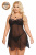 Ночная сорочка и стринги Softline Collection Carla, черный, 3XL