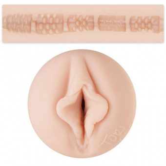 Мастурбатор реалистичный Fleshlight Tori Black, tpr, телесный, 25 см