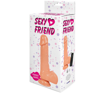 Вибромассажёр с ротацией Sexy Friend, L рабочей части 15 см, Ø4,1 см