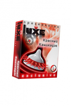 Презервативы Luxe Exclusive «Красный Камикадзе», 18 см, 5.2 см, 1 шт.