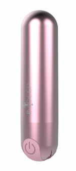 Перезаряжаемая вибропуля Indeep Clio Pink (10 режимов вибрации)