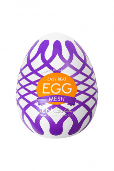 Нереалистичный мастурбатор Tenga Wonder Mesh, tpe, белый, 6,1 см