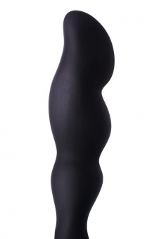 Стимулятор простаты Erotist Second, силикон, черный, 14 см.
