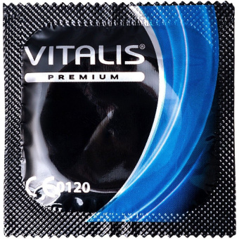 Презерватив Vitalis Premium Delay & Cooling, с охлаждающим эффектом, 18 см, 5,3 см, 1 шт.