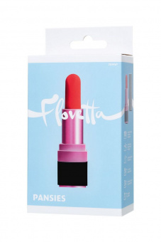 Мини вибратор Flovetta By Toyfa Pansies, abs пластик, черный, 9 см