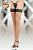 Чулки в крупную сетку (с силик. полосками) Softline Collection, черный, 3 (L)