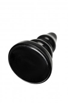 Анальная втулка Toyfa Popo Pleasure Monoceros, pvc, черная, 15 см, Ø 7 см (фистинг)