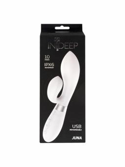 Перезаряжаемый вибратор Indeep Juna White