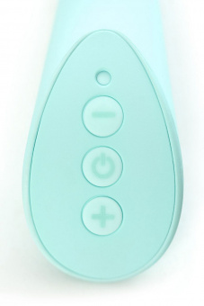 Вибратор с функцией Touch Sensor Jos Sensy, силикон, голубой, 20 см