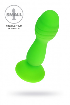 Анальная втулка A-Toys By Toyfa Terg, силикон, зеленый, 10 см, Ø 2,7 см