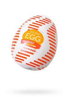 Нереалистичный мастурбатор Tenga Wonder Tube, tpe, белый, 6,1 см