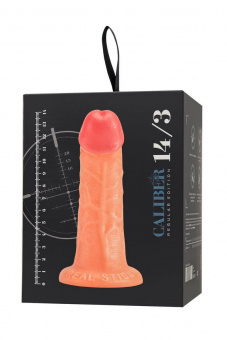 Фаллоимитатор реалистичный, RealStick Caliber, 14 см, Ø3 см