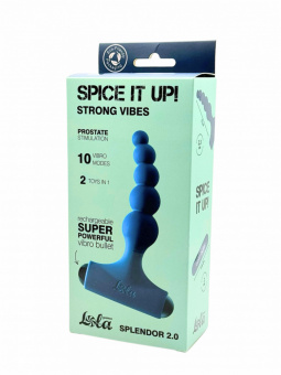 Анальная пробка с перезаряжаемой вибропулей Spice It Up Splendor 2.0