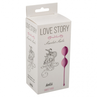 Вагинальные шарики Love Story Scarlet Sails Sweet Kiss, 16 см. Ø 2,9 см.