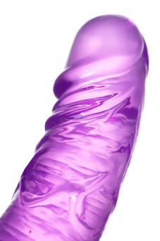 Фаллоимитатор двусторонний с вибропулей Toyfa Double Dildo With Vibro Bullet, tpr, фиолетовый, 35 см.