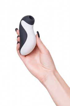 Вакуум-волновой бесконтактный стимулятор клитора Satisfyer Orca, силикон, черный, 11,5 см