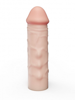 Фаллоудлинитель неоскин с кольцом LoveToy Cock Next (L общая 16,2 см, Ø 4,6 см)