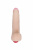 Вибромассажёр-реалистик Android Long Lovetoy, Tpr, телесный, 17 см.