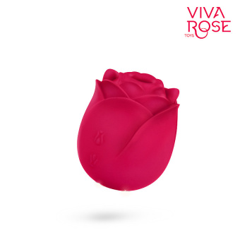 Вибромассажёр «Viva Rose» L 6,7 см Ø 5,7 см, 9 режимов пульсации с эффектом вакуума