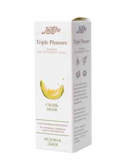 Эликсир 3в1 для интимного ухода "Triple Pleasure" Медовая дыня, 65 гр.