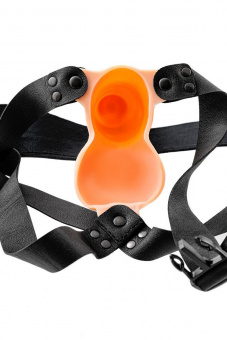 Фаллопротез RealStick Strap-On Alister, Tpe, телесный, 15 см