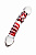 Двусторонний фаллоимитатор Sexus Glass, стекло, прозрачный, 21 см.