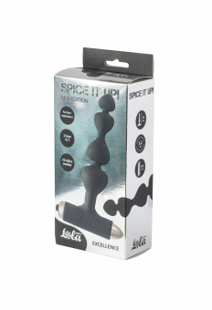 Анальная пробка с вибрацией Spice It Up New Edition Excellence Black