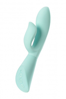 Вибратор с функцией Touch Sensor Jos Sensy, силикон, голубой, 20 см