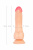 Реалистичный фаллоимитатор RealStick Nude Nash, PVC, телесный, 18 см 